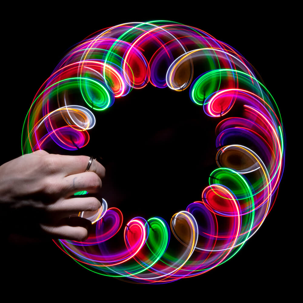 Basic 8-LED Double Orbit (Assorted) - GloFX.com