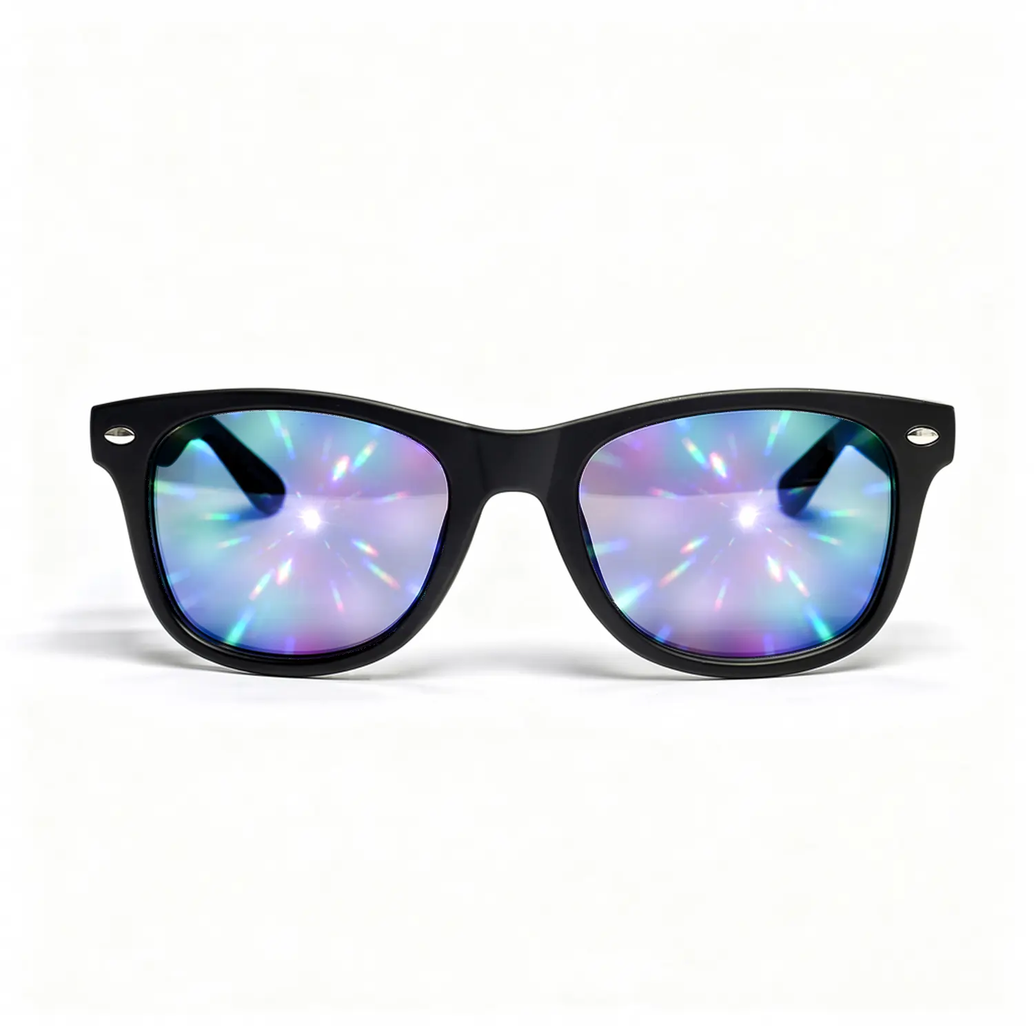 GloFX Diffraction Glasses - Matte Black Tinted - GloFX.com