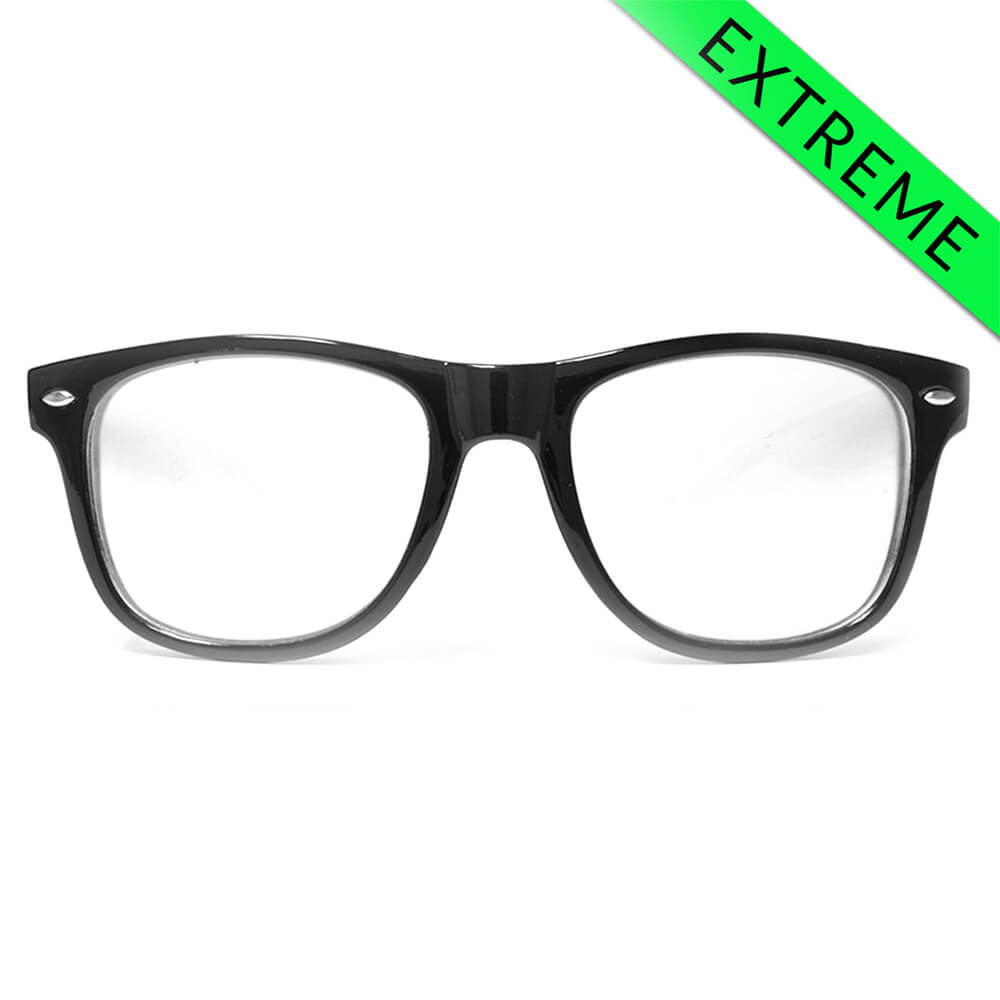 GloFX Diffraction Glasses - Matte Black Tinted