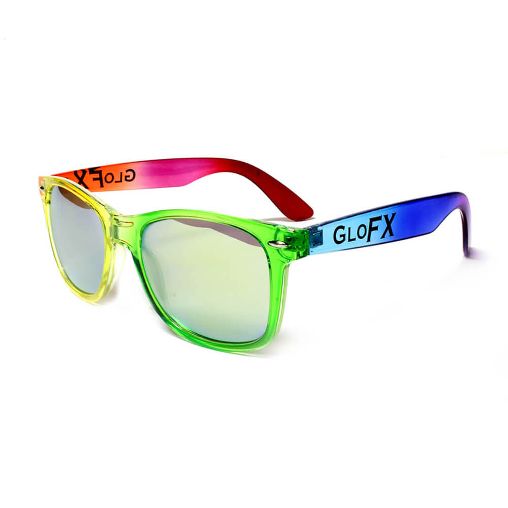 Mirror Lens GloFX Ultimate Rave Rainbow Festival Diffraction Glasses 