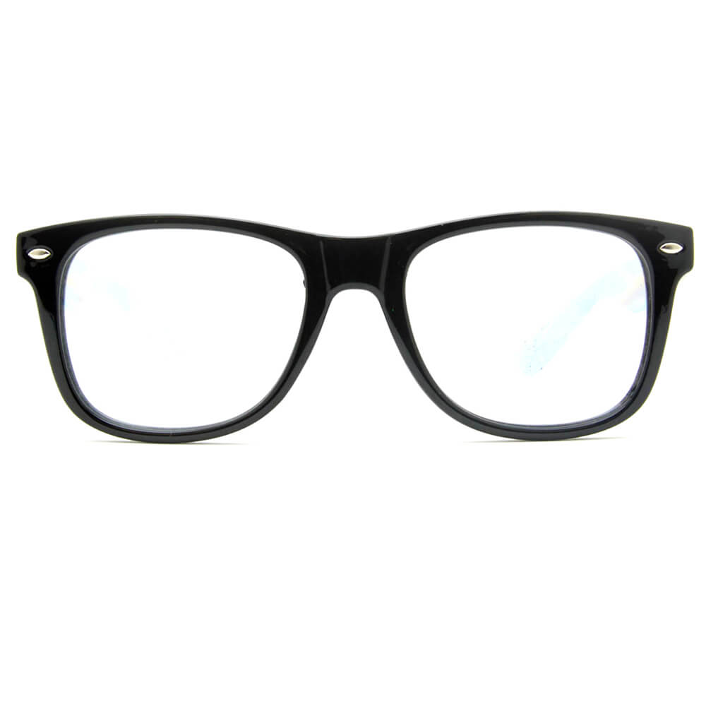 GloFX Standard Diffraction Glasses Black for EDM Scene DJ Rave Club Dope Trendy 