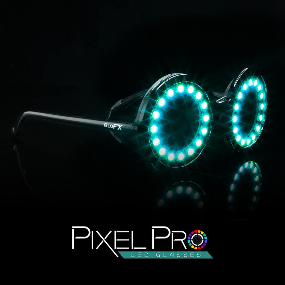GloFX Pixel Pro LED Glasses, 350+ Modes