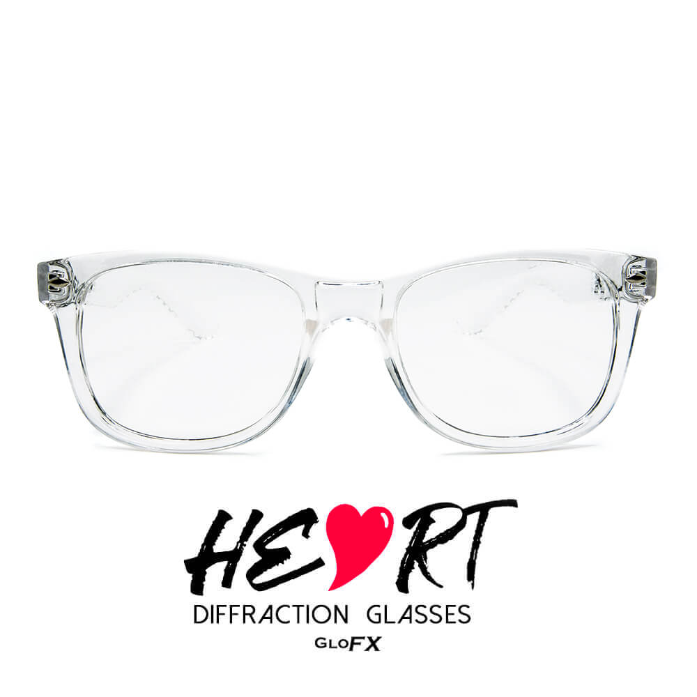 GloFX Ultimate Diffraction Glasses Clear Rave Glasses