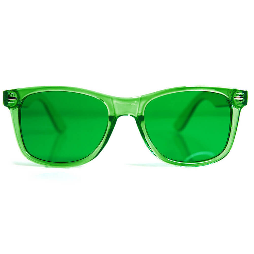 Green Color Therapy Glasses - Calm